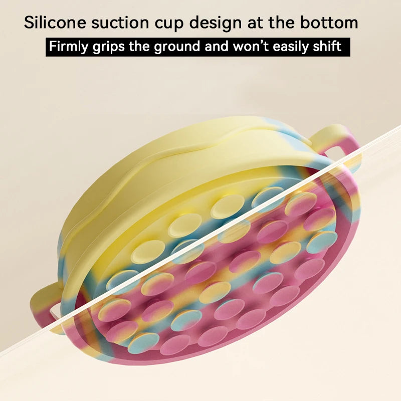 Innovative Silicone Slow Feeder Bowl with Handle for Small Dogs – Anti-Choke Non-Slip Slow Feeding Mat To Promote Healthy Eating
