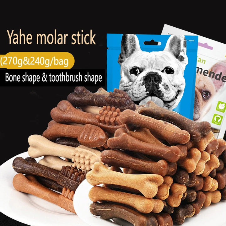 Dog Snack Grinding Stick Bone Bite Resistant Tooth Cleansing Puppy Dog Training Dog Pet Bite Gum Teddy BCompared Bear Bomei