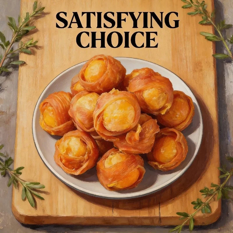 Chicken & Egg Yolk Rolls – Dog Dental Chews & Teeth Cleaning Treats