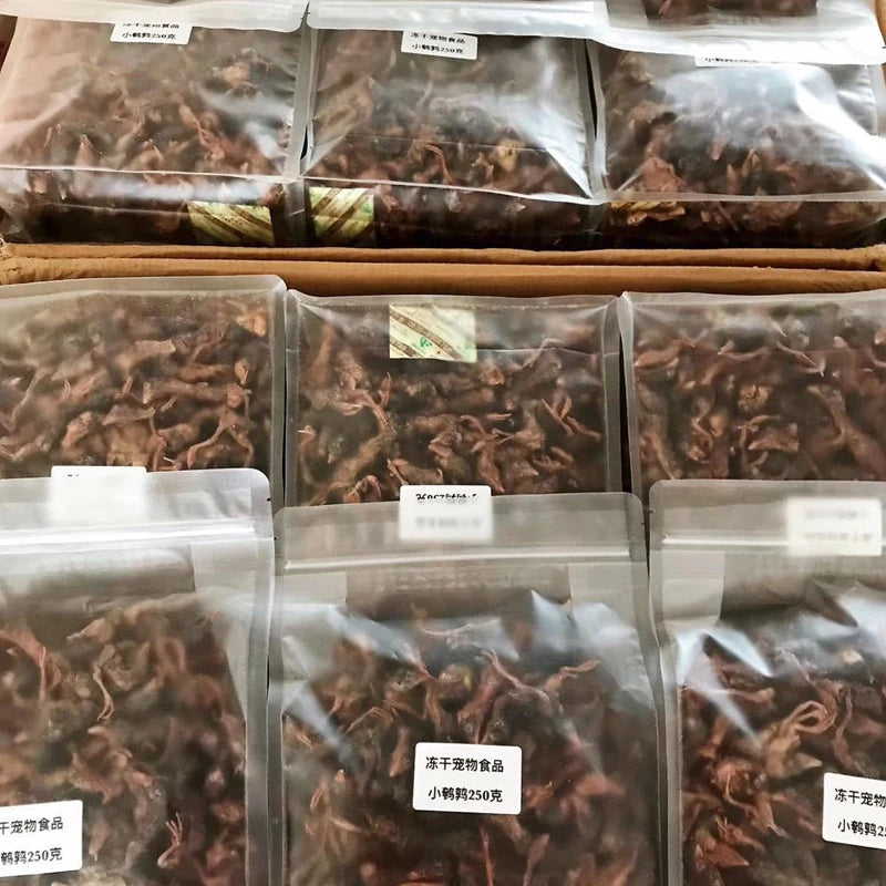 Freeze-dried small quail cat food dog food cat dog food cat dog snacks pet snacks