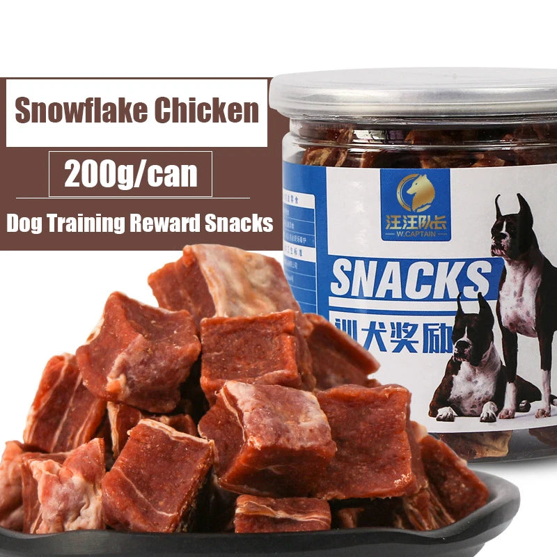 Pet Snacks Dog Snacks Beef Granules Snowflake Chicken Granules Training Dog Snacks Wholesale Pet Food