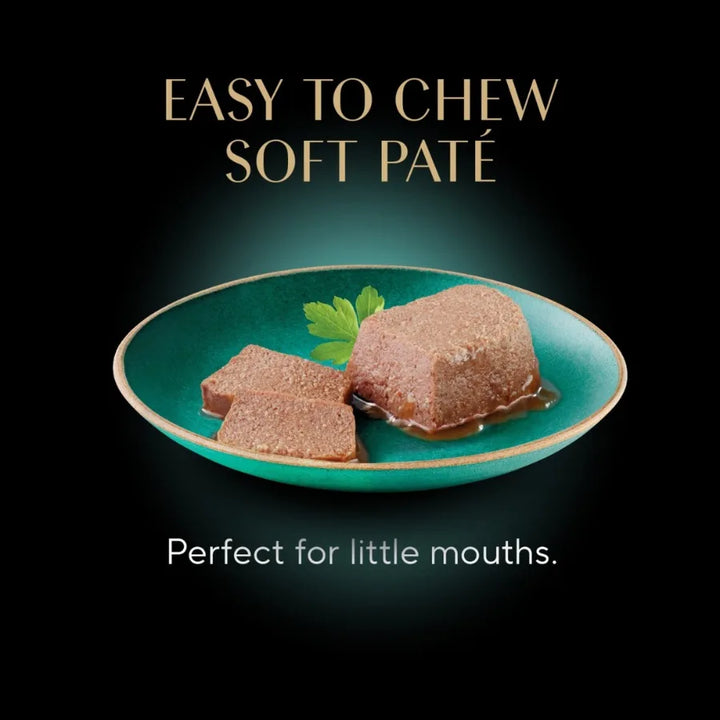 Perfect Portions Kitten Variety Flavors Pate Wet Cat Food 2.6 oz Twin-Pack Trays 24 Pack
