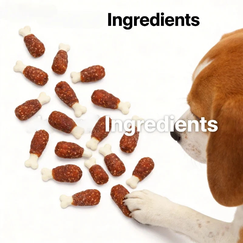 Duck Leg Milk Bone Dog Chews 200g – Crunchy Dental Treats, Long-Lasting & Delicious, Training Reward Snack for Dogs