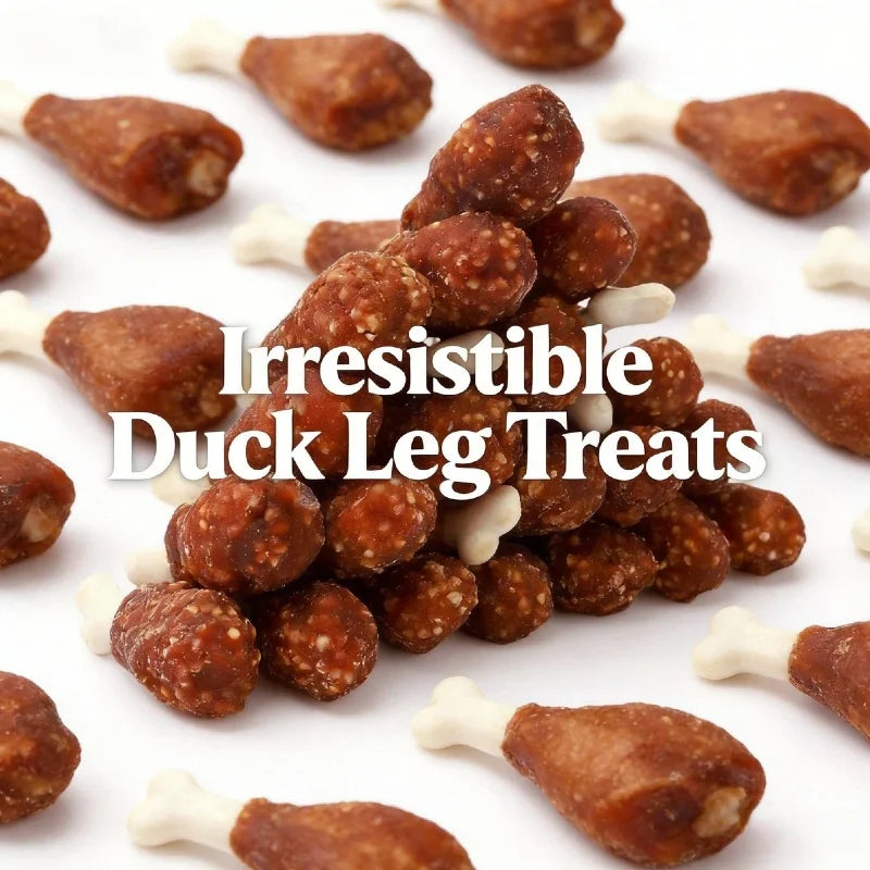 Duck Leg Milk Bone Dog Chews 200g – Crunchy Dental Treats, Long-Lasting & Delicious, Training Reward Snack for Dogs