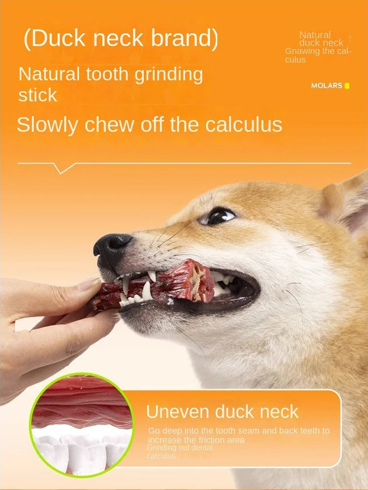 Dog Snack Duck Neck Air-dried Freeze-dried Tooth Cleaning Bone Head Pet Teddy Golden Retriever Small Puppy Grinding Stick