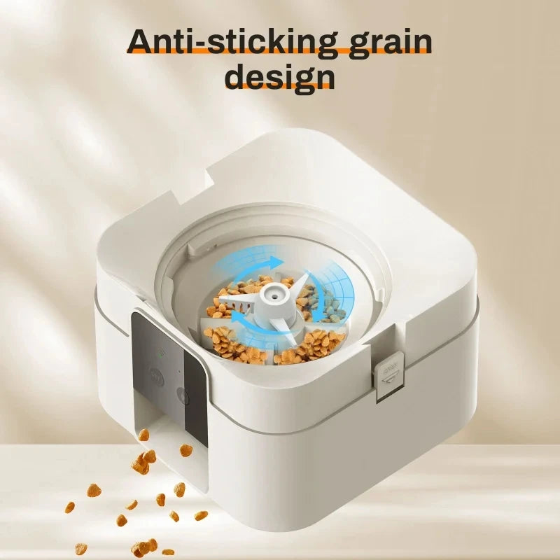 6L Smart Pet Feeder Automatic Cat Feeder Dog Slow Food Machine With Timed Quantitative Automatic Cat Food Dispenser Cat Dog Bowl
