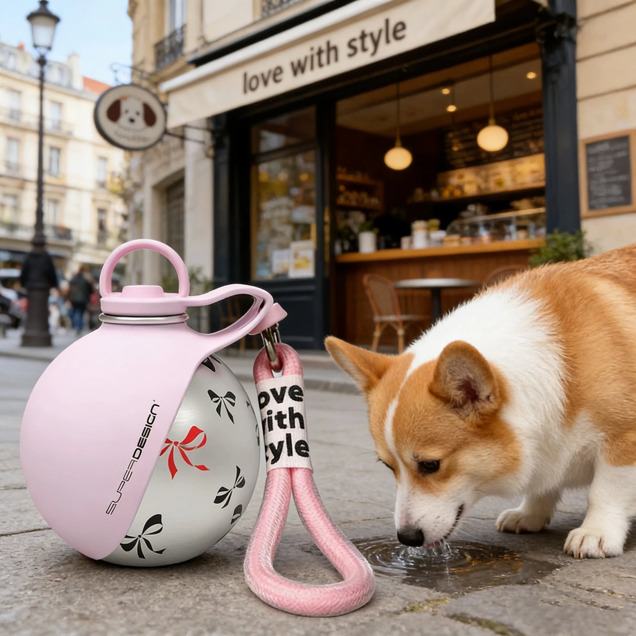 Universal water cup for pets, cats and dogs, convenient dog water bottle, high quality, good-looking design water storage bottle
