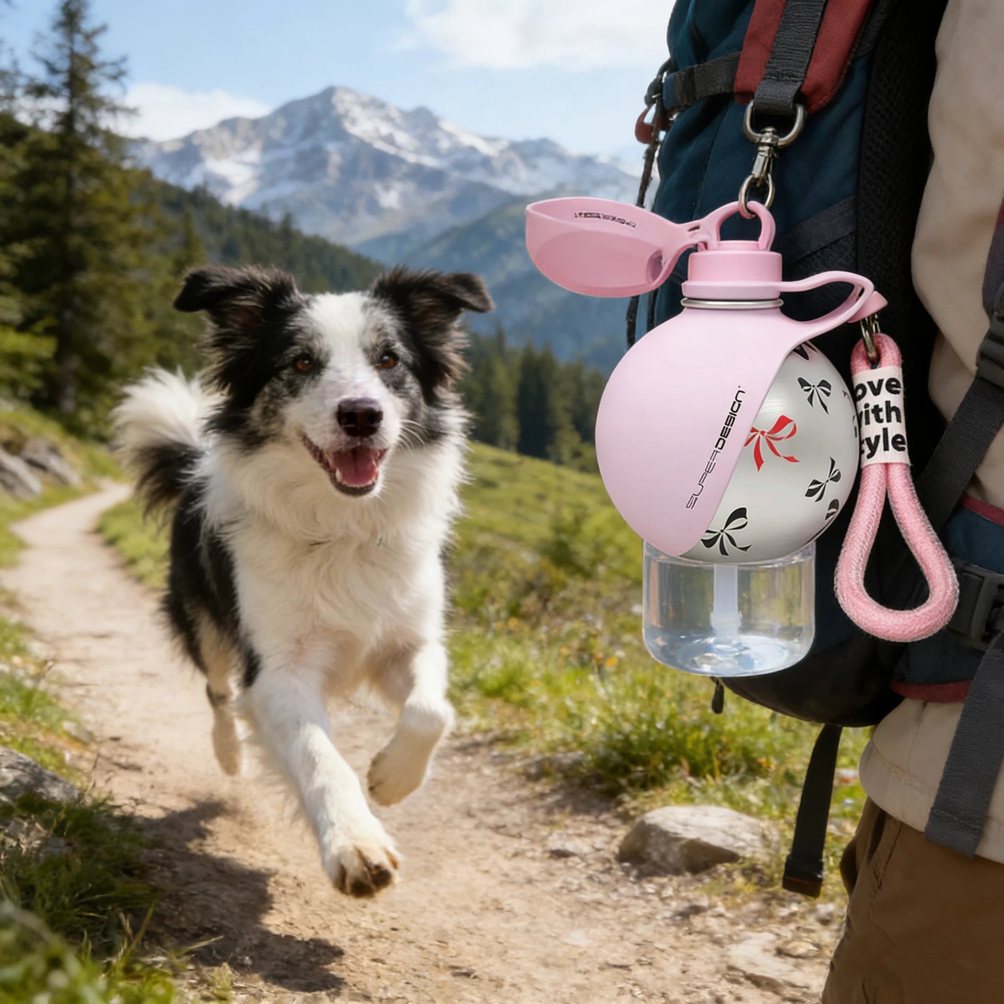 Universal water cup for pets, cats and dogs, convenient dog water bottle, high quality, good-looking design water storage bottle